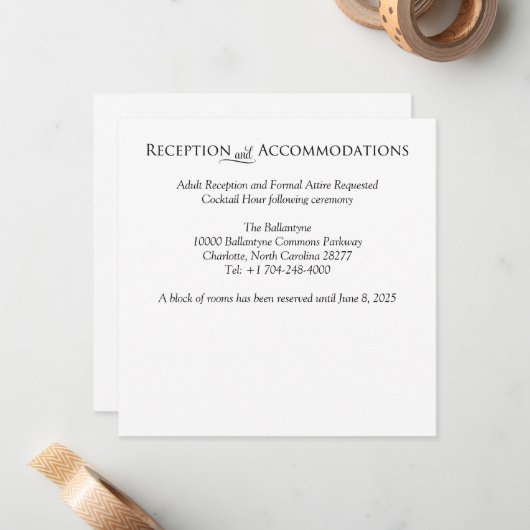 Carte de fermeture d'insertion de Noël Holly Holid (Devant/Arrière en situation)