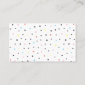 Carte de fermeture du Baby shower de couches (Dos)