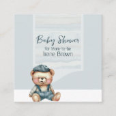 Carte de fermeture du carnet de Baby showers de ch (Devant)