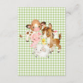 Carte de fermeture du coffre-fort pour animaux de  (Dos)