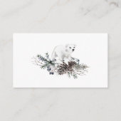 Carte de fermeture du registre des bébés d'hiver (Dos)