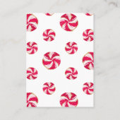 Carte de fermeture du registre pour bébés de Noël  (Dos)