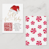 Carte de fermeture du registre pour bébés de Noël  (Devant / Derrière)