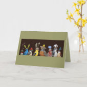 carte de fête (Fleur jaune)