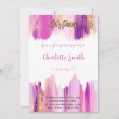 Carte de fête artistique modifiable (Devant)