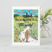 carte de fête Bigfoot (Debout devant)