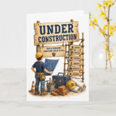 Carte de fête catholique en construction (Fleur jaune)