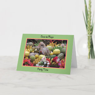 Carte de fête Cinco de Mayo Fruit frais