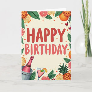 Carte de Fête Citronnée