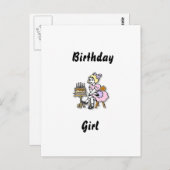 Carte de Fête d'Anniversaire (Devant / Derrière)