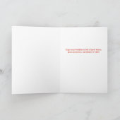 Carte de fête d'anniversaire avec gâteau mignon (Intérieur)