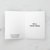 Carte de fête d'anniversaire conçue avec le thème  (Intérieur)
