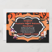 Carte de fête d'anniversaire de l'enfant (Devant)