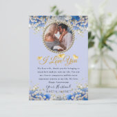 Carte de Fête d'Anniversaire de Mariage pour Femme (Debout devant)