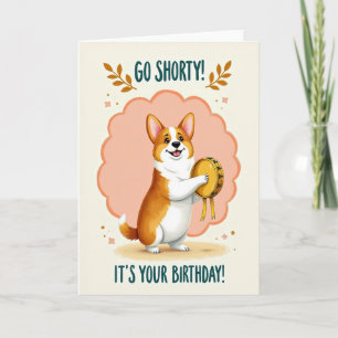 Carte de fête d'anniversaire fantaisiste pour chie
