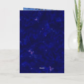Carte de Fête d'Anniversaire Fils Petit-Fils Ciel (Dos)