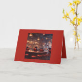 Carte de fête d'anniversaire pour dames Lady Bug (Fleur jaune)
