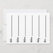 carte de fête de Bigfoot (Dos)