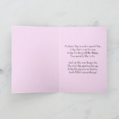 Carte de fête de la mère avec marguerites artistiq (Intérieur)