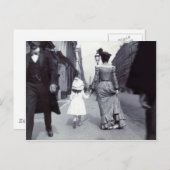 Carte de fête de la mère de l'enfant des années 18 (Devant / Derrière)