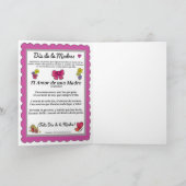 Carte de fête de la mère et du fils de l’Eléphant  (Intérieur)