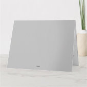 Carte de fête de la mère pliée avec fleurs (Dos)