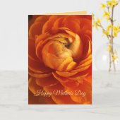 Carte de fête de la mère pour maman (Fleur jaune)