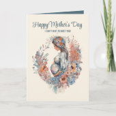 Carte de fête de la mère pour que maman soit du bé (Devant)