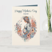 Carte de fête de la mère pour que maman soit du ma (Devant)