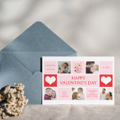 Carte de fête de la Saint-Valentin 5 Photo Collage