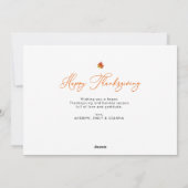 carte de fête de l'aube (Dos)