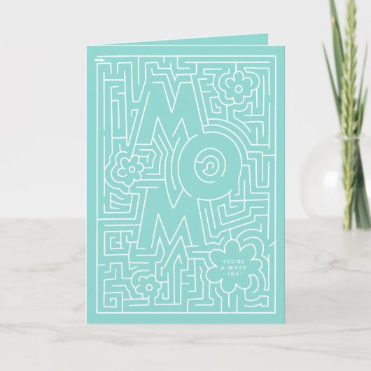 Carte de fête de maman A-Maze-ing (Devant)
