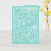 Carte de fête de maman A-Maze-ing (Fleur jaune)