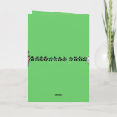 Carte de fête de maman lapin et maman lapin (Dos)