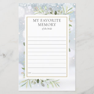 Carte de Fête de Mariage Ma Mémoire Préférée de Ve