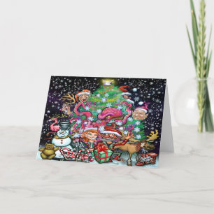 Carte de fête de Noël