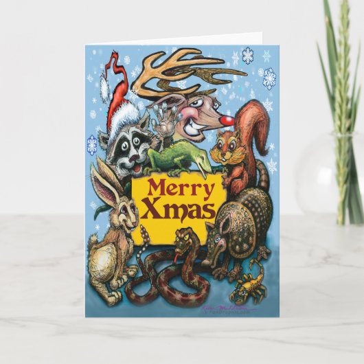 Carte de fête de Noël (Devant)