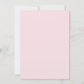 Carte de fête de retraite Rose rose élégante (Dos)