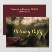 Carte de fête de vacances (entreprise) par RoseWri (Devant / Derrière)