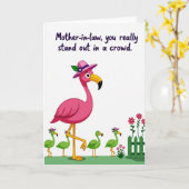 Carte de Fête des Belles-Mères Florale (Fleur jaune)