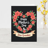 Carte de Fête des Mamans Botaniques d'Amour (Fleur jaune)