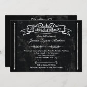 Carte de Fête des mariées à balayage rustique (Devant / Derrière)