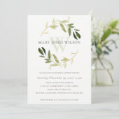 CARTE DE FÊTE DES MARIÉES D'ARGENT VERT D'OR FOLIA (Debout devant)