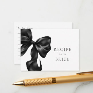 Carte de Fête des mariées de boîte noire