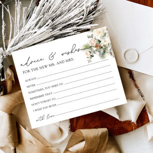 Carte de Fête des mariées de conseil et de souhait