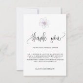 Carte de Fête des mariées de Merci Floral Violet (Devant)