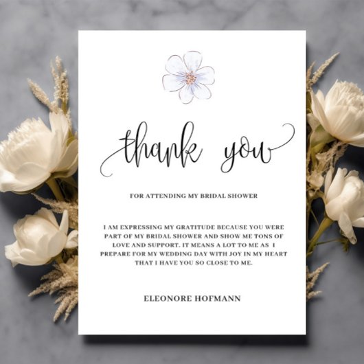 Carte de Fête des mariées de Merci Floral Violet