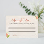 Carte de Fête des mariées des idées de la nuit (Debout devant)