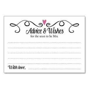Carte de Fête des mariées Deux Coeurs Conseils & V