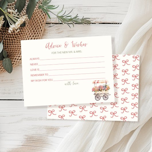 Carte de Fête des mariées du marché aux fleurs Con